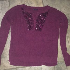 American Eagle sweater with sequins